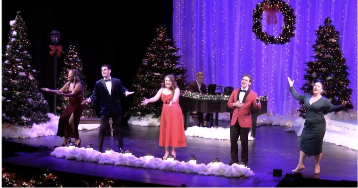 Performers on stage during the Holiday Season in Grand County